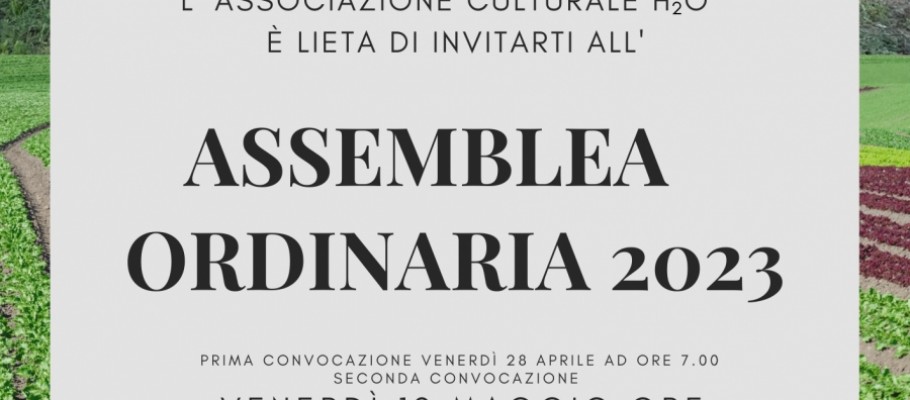 Assemblea ordinaria 2023